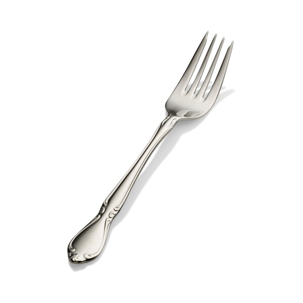 Bon Chef Queen Anne, Salad/Dessert Fork, Mirror Finish, 18/10, 7.27" , set of 12 S1807 - main